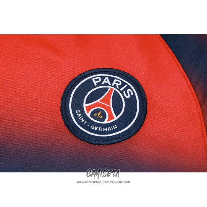 Chandal de Sudadera del Paris Saint-Germain 2023-2024 Nino Rojo y Azul